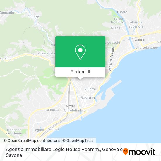 Mappa Agenzia Immobiliare Logic House Pcomm.