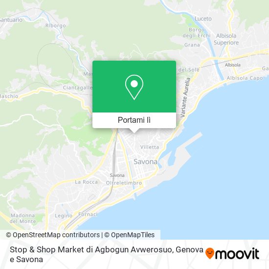 Mappa Stop & Shop Market di Agbogun Avwerosuo