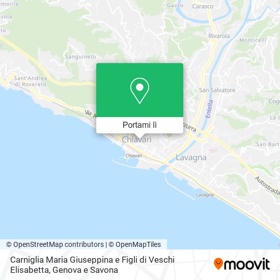 Mappa Carniglia Maria Giuseppina e Figli di Veschi Elisabetta