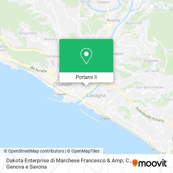 Mappa Dakota Enterprise di Marchese Francesco & Amp; C.