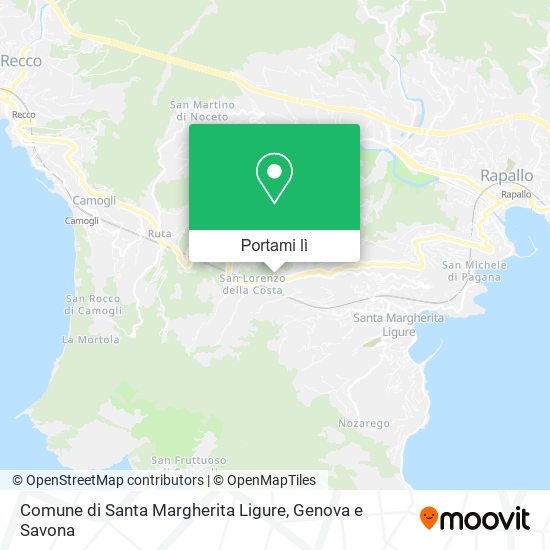 Mappa Comune di Santa Margherita Ligure