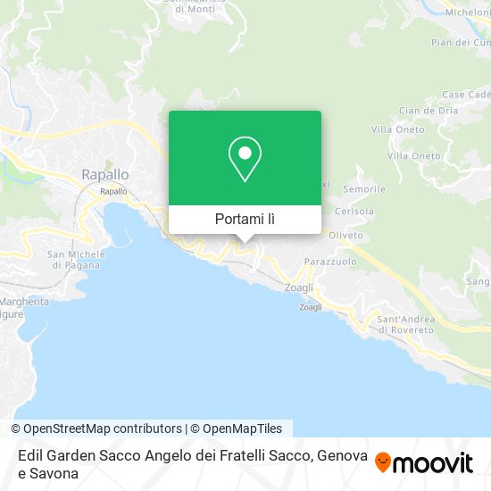 Mappa Edil Garden Sacco Angelo dei Fratelli Sacco