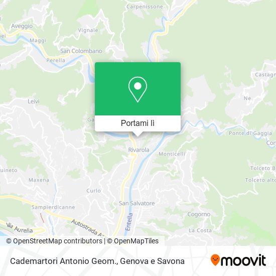 Mappa Cademartori Antonio Geom.