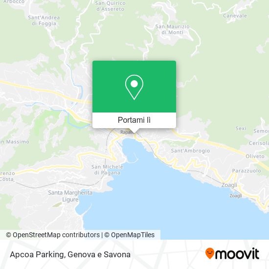 Mappa Apcoa Parking