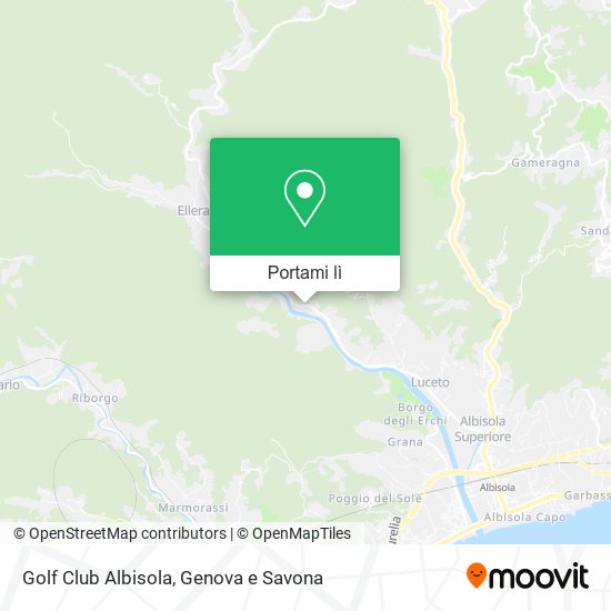 Mappa Golf Club Albisola