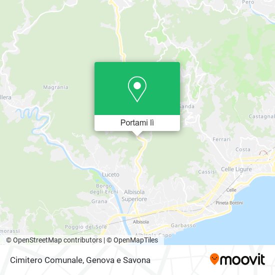 Mappa Cimitero Comunale