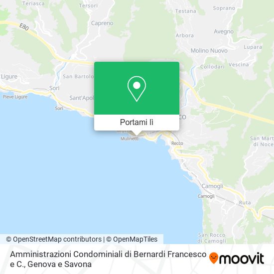 Mappa Amministrazioni Condominiali di Bernardi Francesco e C.