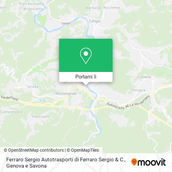 Mappa Ferraro Sergio Autotrasporti di Ferraro Sergio & C.