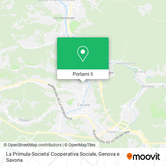 Mappa La Primula-Societa' Cooperativa Sociale