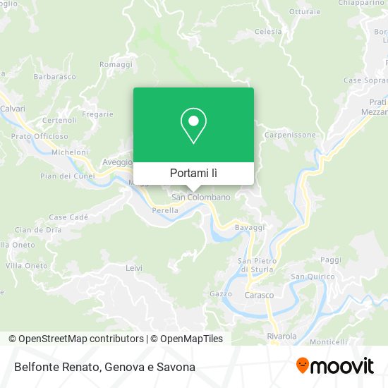 Mappa Belfonte Renato