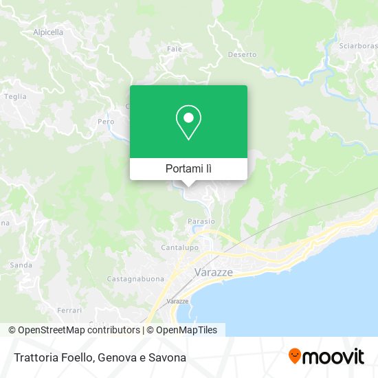 Mappa Trattoria Foello