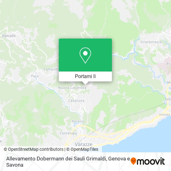 Mappa Allevamento Dobermann dei Sauli Grimaldi