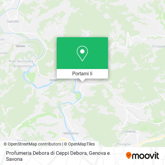 Mappa Profumeria Debora di Ceppi Debora