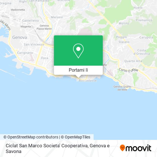 Mappa Ciclat San Marco Societa' Cooperativa