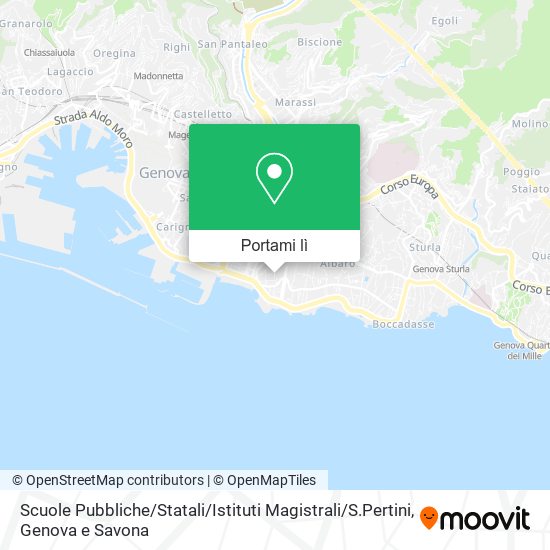 Mappa Scuole Pubbliche / Statali / Istituti Magistrali / S.Pertini