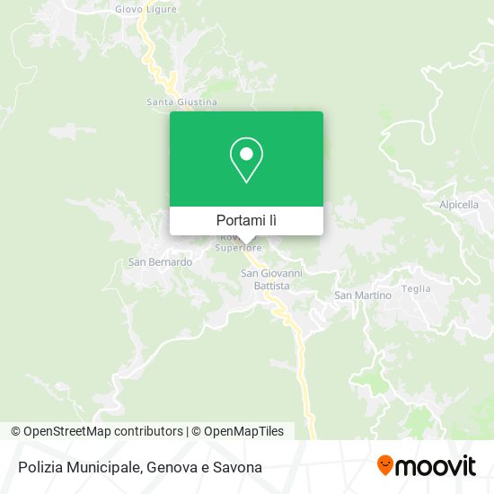 Mappa Polizia Municipale