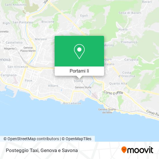 Mappa Posteggio Taxi