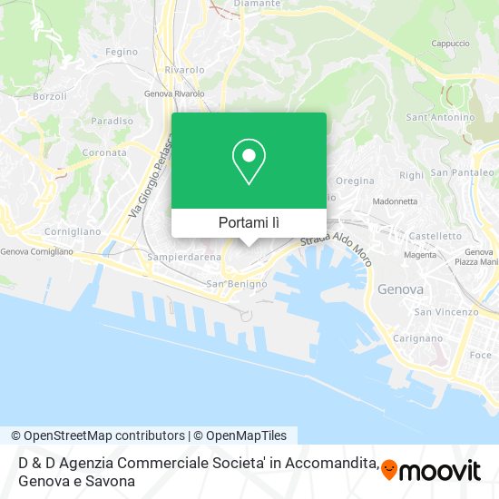 Mappa D & D Agenzia Commerciale Societa' in Accomandita