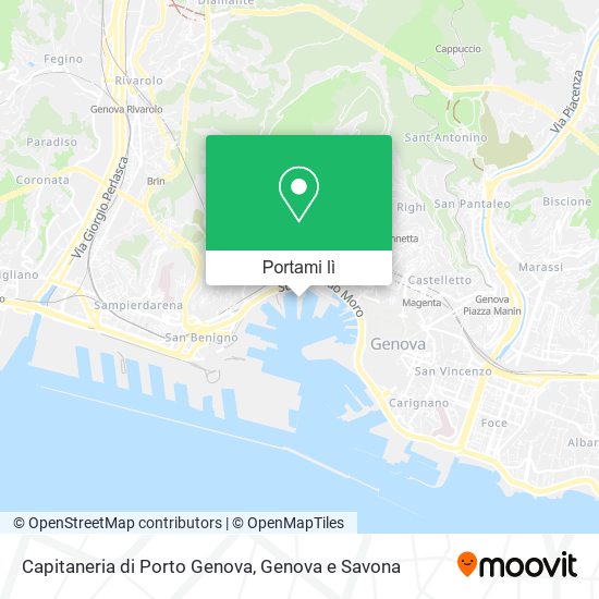 Mappa Capitaneria di Porto Genova