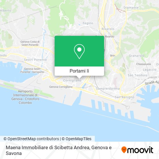 Mappa Maena Immobiliare di Scibetta Andrea