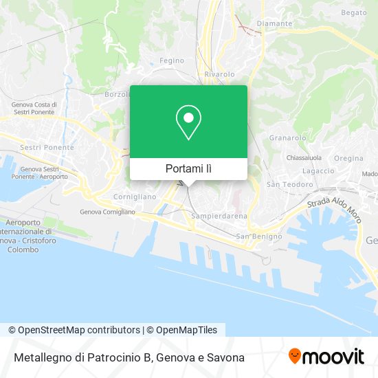 Mappa Metallegno di Patrocinio B