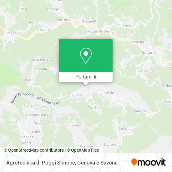 Mappa Agrotecnika di Poggi Simone