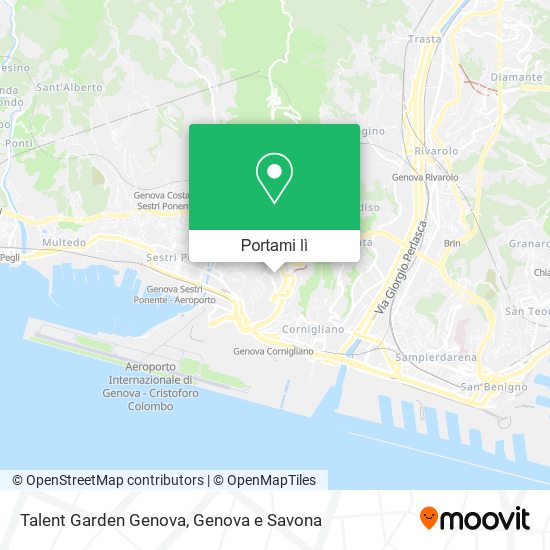 Mappa Talent Garden Genova