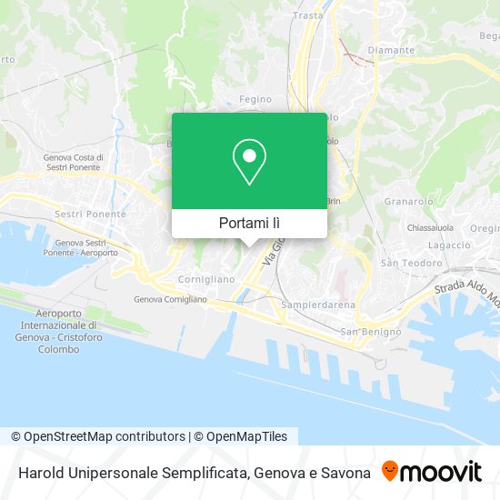 Mappa Harold Unipersonale Semplificata