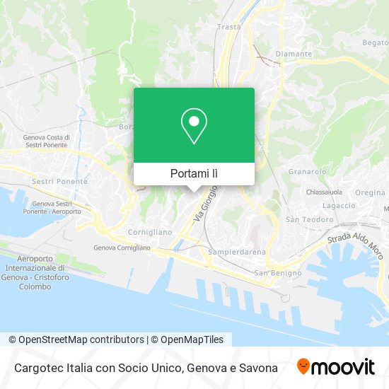 Mappa Cargotec Italia con Socio Unico