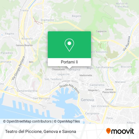 Mappa Teatro del Piccione