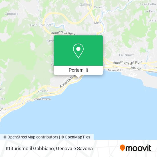 Mappa Ittiturismo il Gabbiano