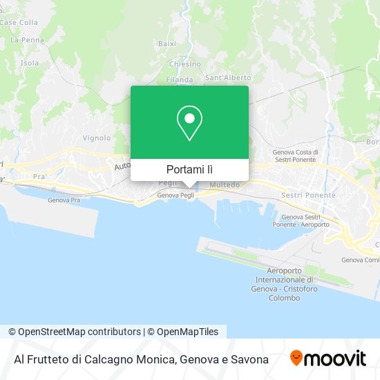Mappa Al Frutteto di Calcagno Monica