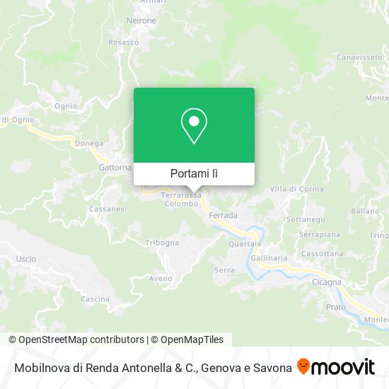 Mappa Mobilnova di Renda Antonella & C.