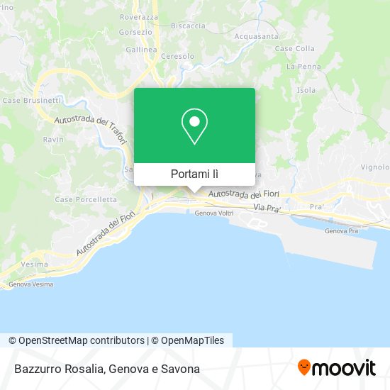 Mappa Bazzurro Rosalia