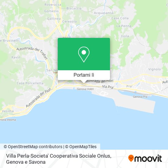 Mappa Villa Perla-Societa' Cooperativa Sociale Onlus