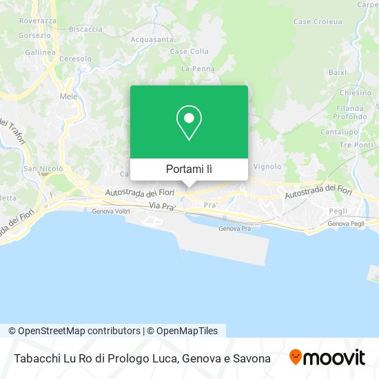 Mappa Tabacchi Lu Ro di Prologo Luca