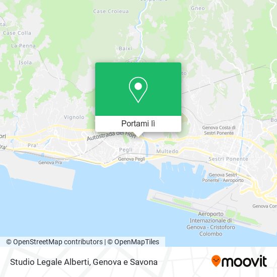 Mappa Studio Legale Alberti