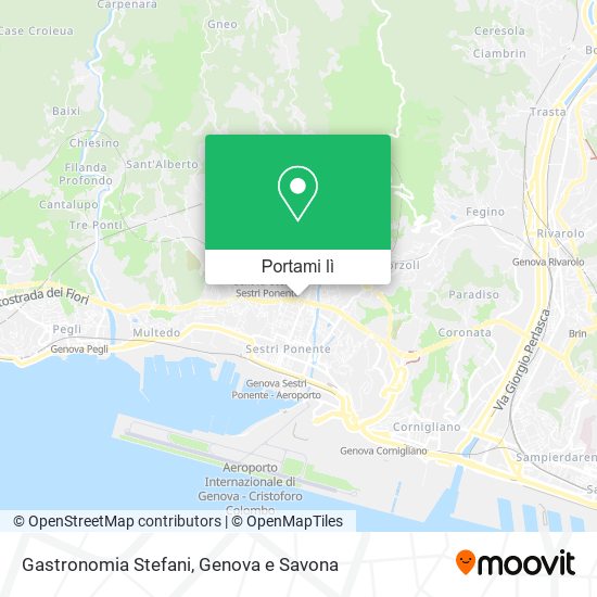Mappa Gastronomia Stefani