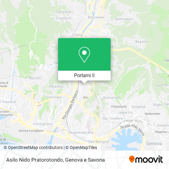 Mappa Asilo Nido Pratorotondo