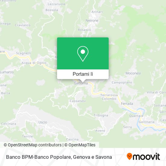 Mappa Banco BPM-Banco Popolare