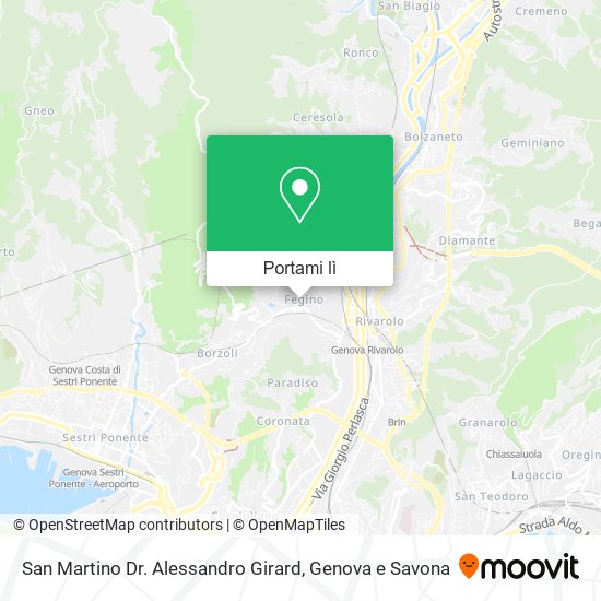 Mappa San Martino Dr. Alessandro Girard