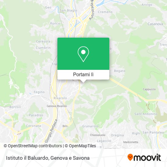 Mappa Istituto il Baluardo