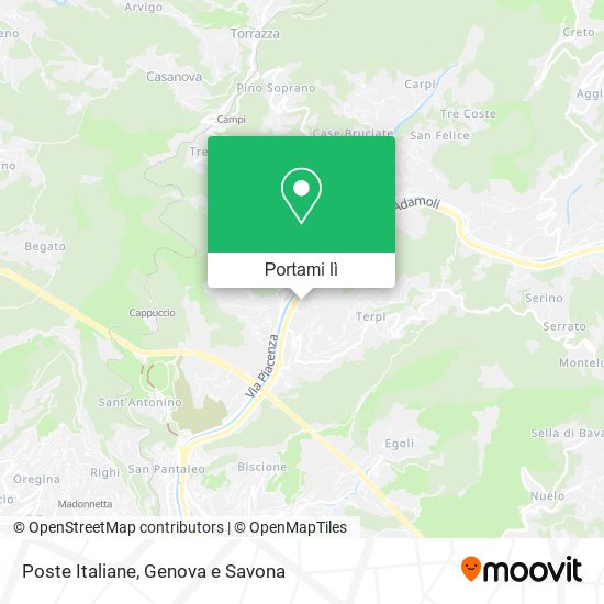 Mappa Poste Italiane
