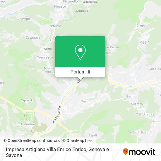Mappa Impresa Artigiana Villa Enrico Enrico