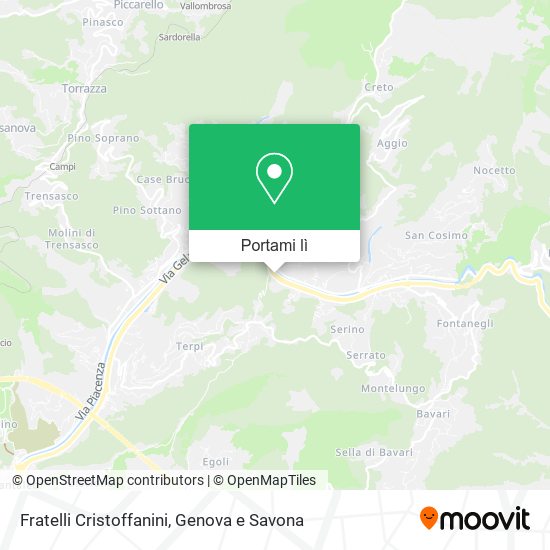 Mappa Fratelli Cristoffanini