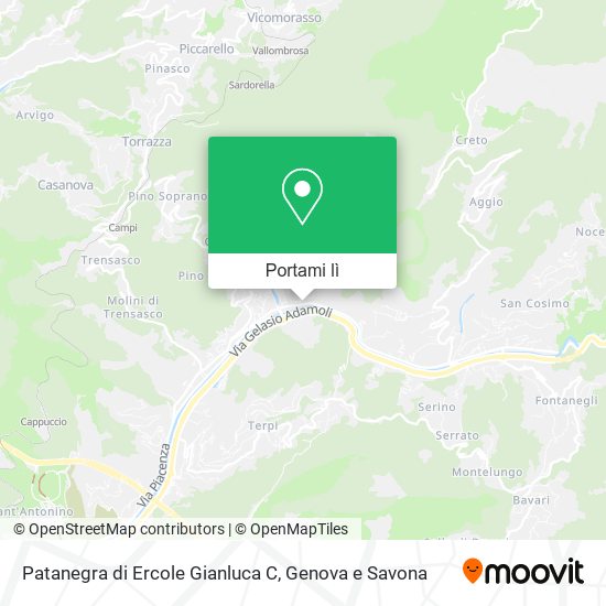 Mappa Patanegra di Ercole Gianluca C