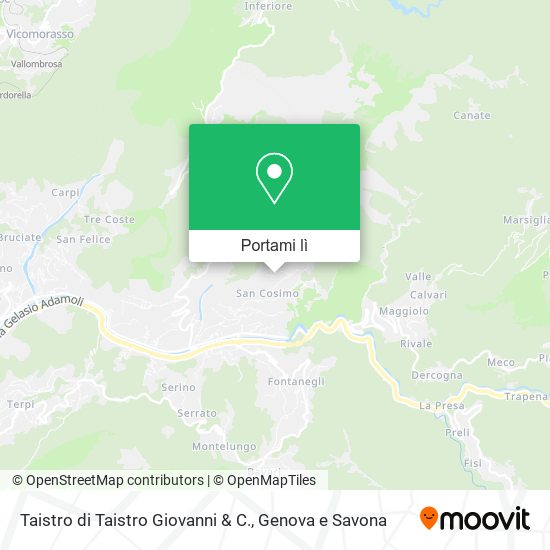Mappa Taistro di Taistro Giovanni & C.