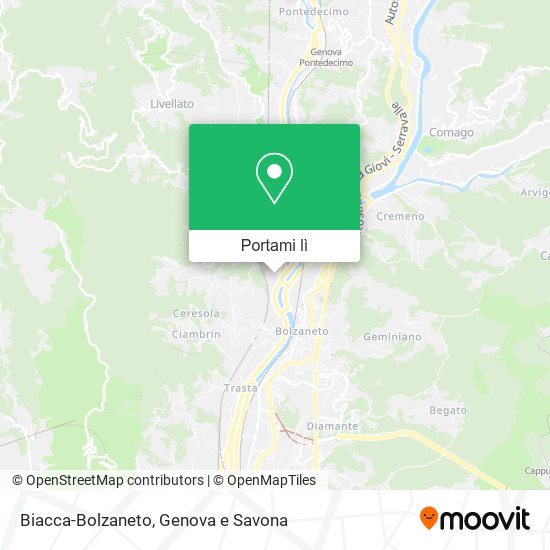 Mappa Biacca-Bolzaneto