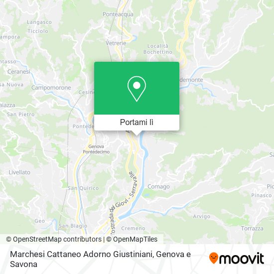 Mappa Marchesi Cattaneo Adorno Giustiniani