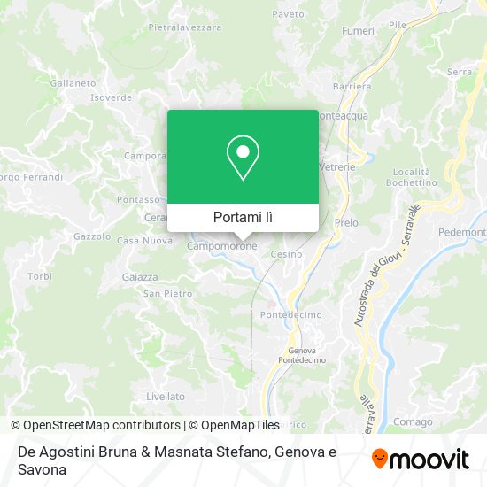 Mappa De Agostini Bruna & Masnata Stefano